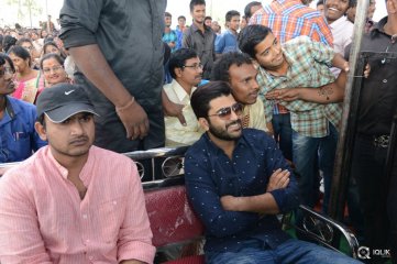 Express Raja Movie Team at Aurora Engineering College